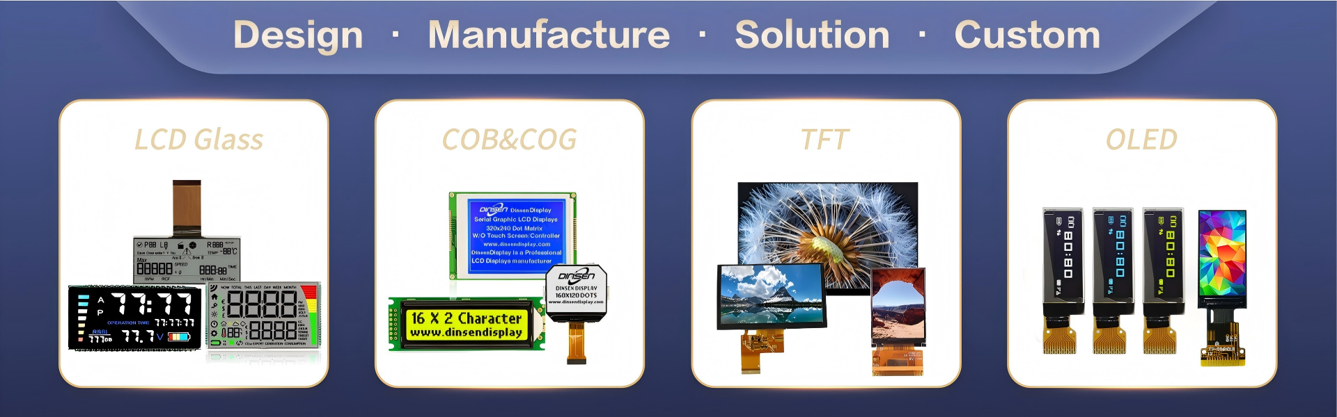 Round TFT LCD Display